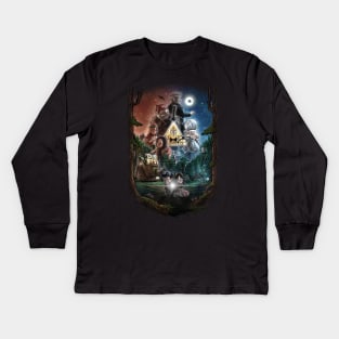 Mysterious things(no text) Kids Long Sleeve T-Shirt